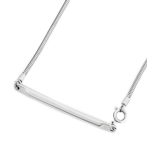 並行輸入 エムエムシックス ネックレス MM6 Maison Margiela バー &amp; チェーン ...