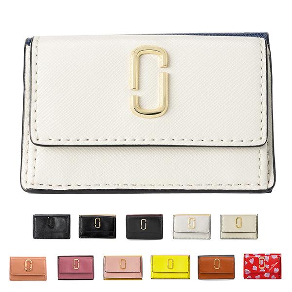 並行輸入 マークジェイコブス 3つ折り財布 ホワイト MARC JACOBS M0013597 17...