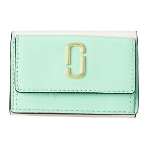 並行輸入 マークジェイコブス 3つ折り財布 ミントグリーン MARC JACOBS M0013597 391 爆買