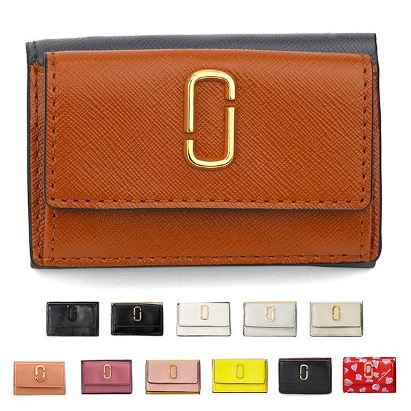 並行輸入 マークジェイコブス 3つ折り財布 ブラウン 茶 MARC JACOBS M0013597 ...