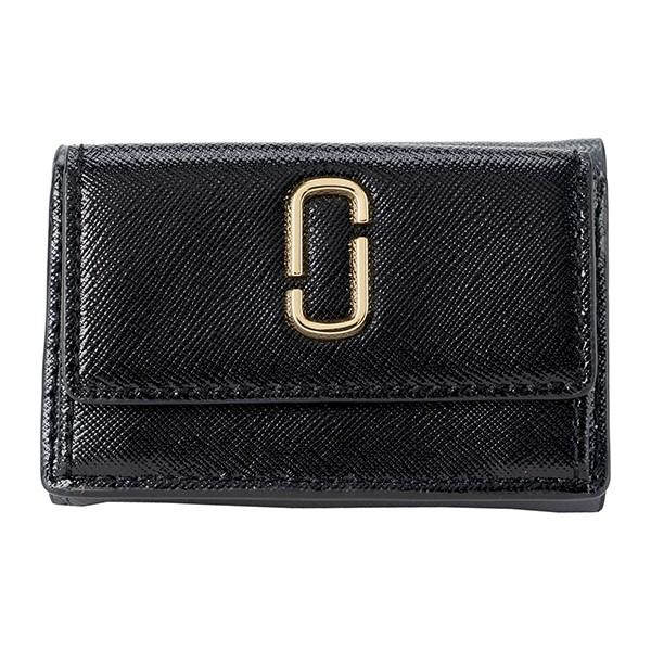 並行輸入 マークジェイコブス 3つ折り財布 ブラック 黒 MARC JACOBS M0014492 ...