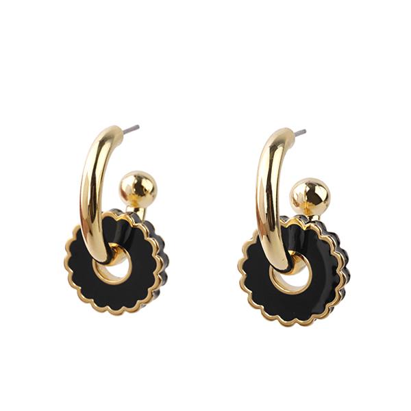 並行輸入 マークジェイコブス ピアス ブラック 黒 MARC JACOBS M0017170 001...