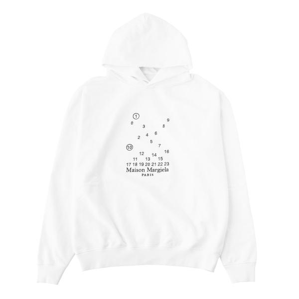 並行輸入 メゾン マルジェラ パーカー Maison Margiela スウェットシャツ ロゴフーデ...