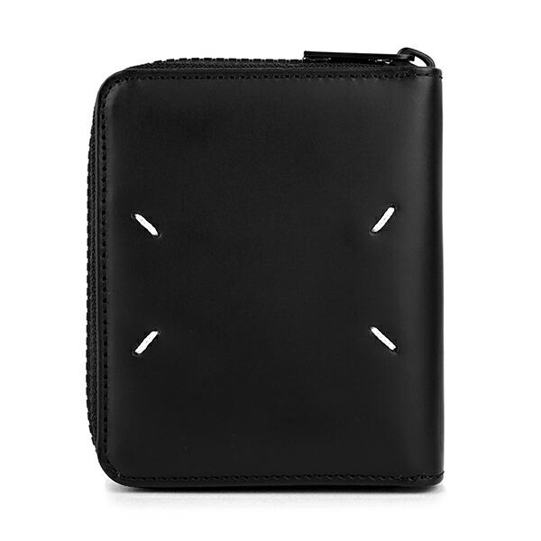 並行輸入 メゾン マルジェラ 2つ折り財布 ブラック 黒 Maison Margiela S55UI...