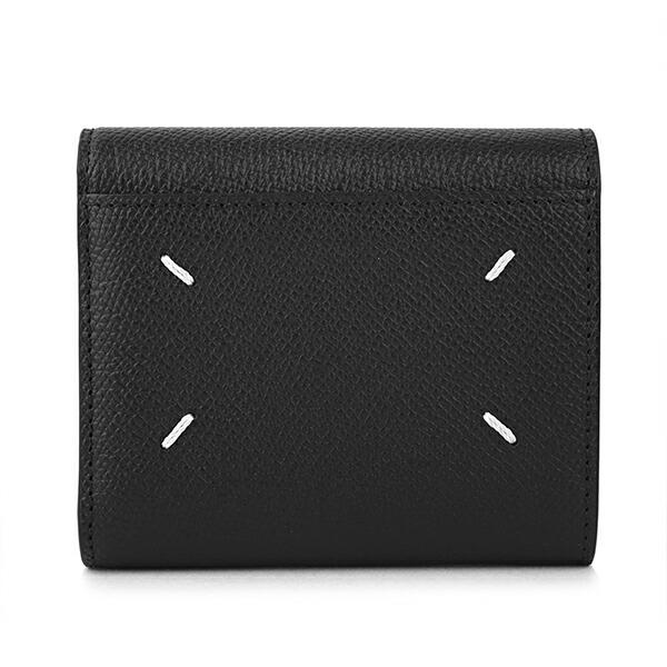 並行輸入 メゾン マルジェラ 3つ折り財布 Maison Margiela 4ステッチ レザーウォレ...