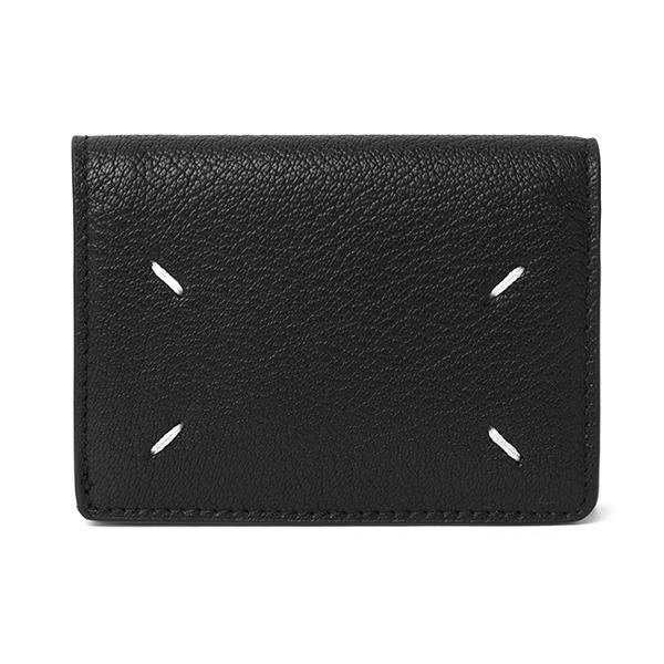 並行輸入 メゾン マルジェラ 3つ折り財布 Maison Margiela 4ステッチ レザー フラ...