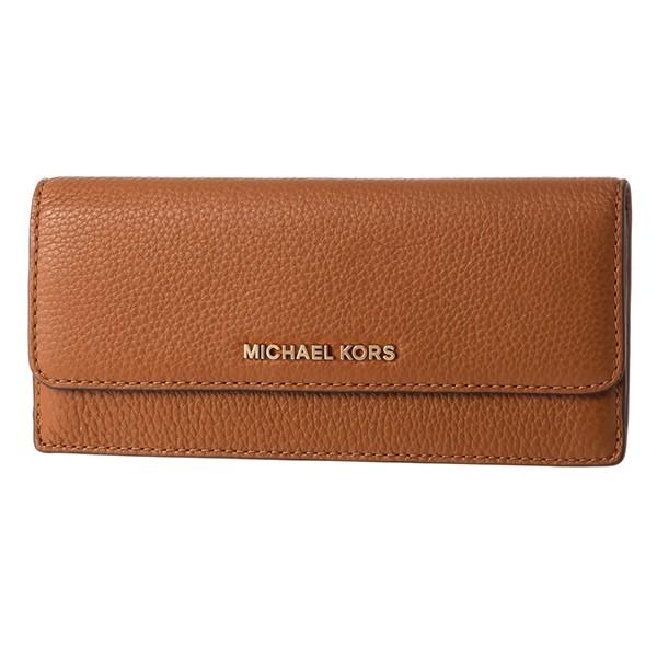 並行輸入 マイケルコース 長財布 FLAT WALLET 32F6GBFE1L 230 ブラウン 茶...