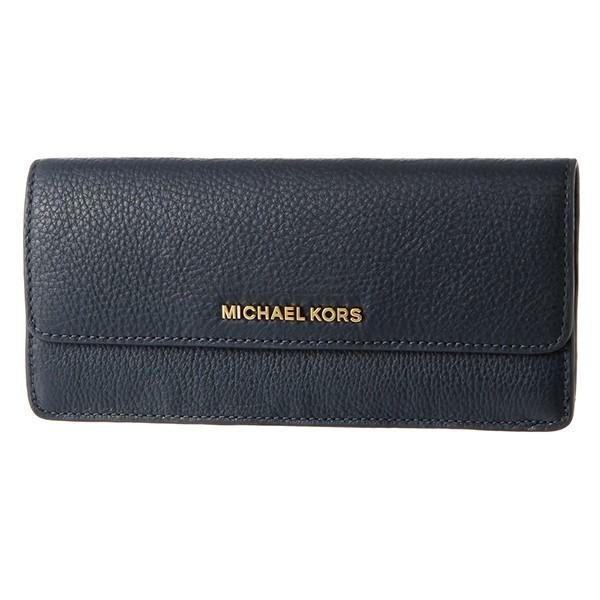 並行輸入 マイケルコース 長財布 FLAT WALLET 32F6GBFE1L 414 ネイビー 紺...