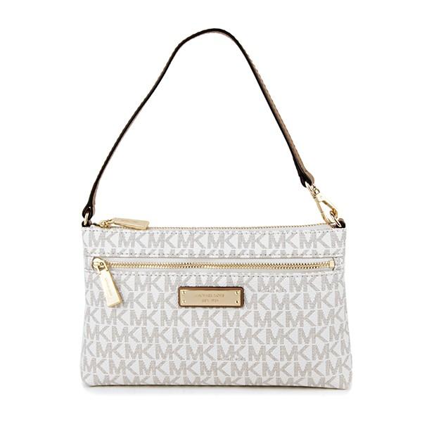 並行輸入 マイケルコース  ポーチ リスレット 32S7GJSW3B 150 オフホワイト 白 爆買