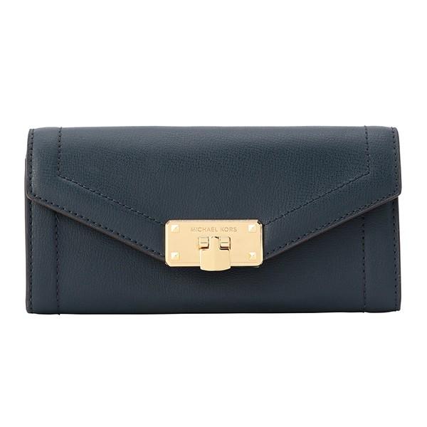 並行輸入 マイケルコース  長財布 キンズレー 35S9GYKE3L 406 ネイビー 紺 爆買
