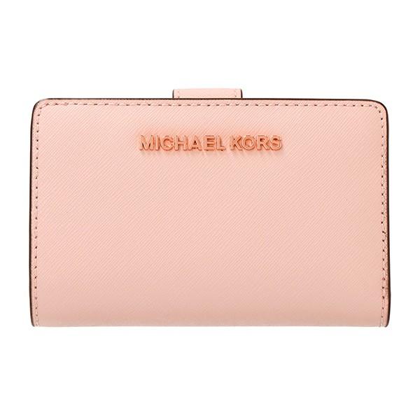 並行輸入 マイケルコース  2つ折り財布 ジェットセットトラベル 35T9RTVF2L BLO ピン...