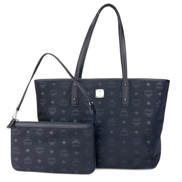 並行輸入 エムシーエム  トートバッグ モノグラムナイロン MWP7ADT63 VA001 ネイビー...