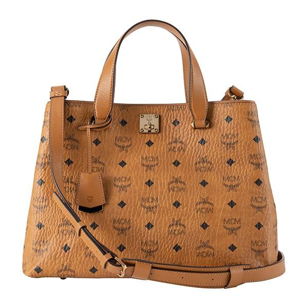 並行輸入 エムシーエム  ハンドバッグ ヴィセトス MWT 8ASE48 CO001 ブラウン 茶 ...