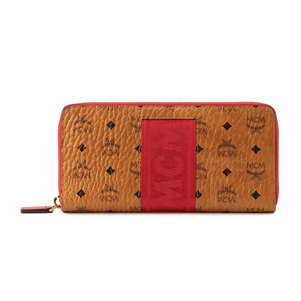 並行輸入 エムシーエム  長財布(ラウンドファスナー) ウェビング ヴィセトス MXL 9SVI89...