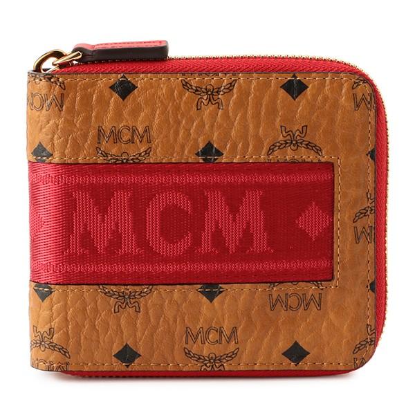 並行輸入 エムシーエム 2つ折り財布 ジップアラウンド ウォレット MXS 9SVI90 CO001...