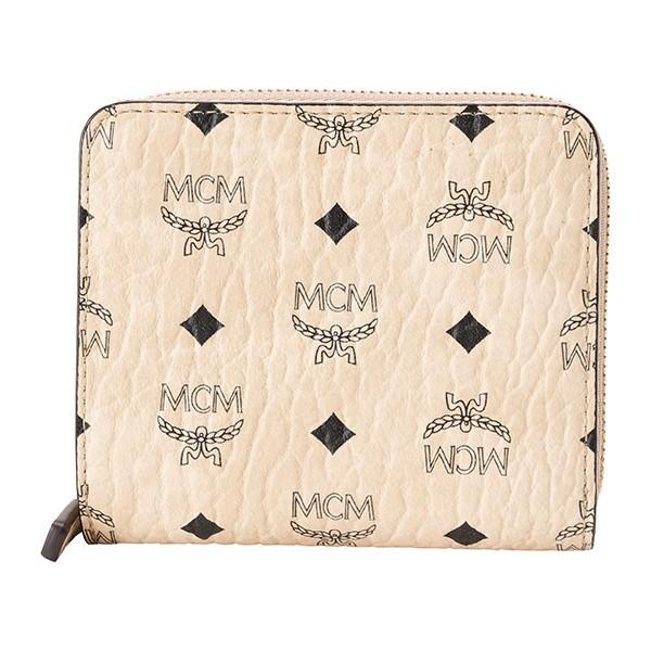 並行輸入 エムシーエム 2つ折り財布 ZIP AROUND WALLET MYS 8SVI95 IG...
