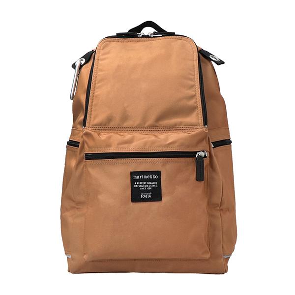 並行輸入 マリメッコ リュックサック ライトブラウン 茶系 BUDDY バディ Marimekko ...