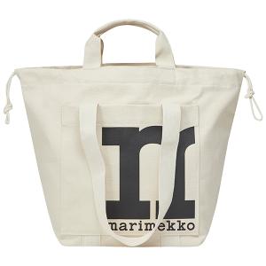 24AW■marimekko■Terry Spa Bag コットンテリー トートバッグ Marimekko Terry Spa Bag Tote Bag 073764 160 Off-White/Sage
