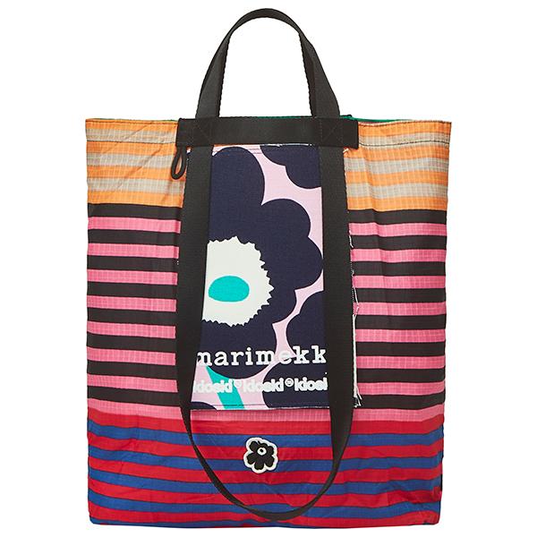 マリメッコ トートバッグ Marimekko キオスキ FUNNY TOTE TASARAITA 0...