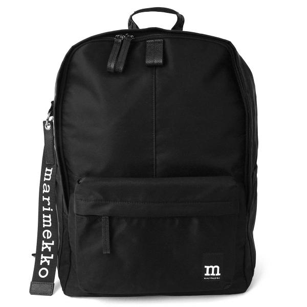 並行輸入 マリメッコ リュックサック Marimekko ジップ トップ バッグパック ソリッド リ...