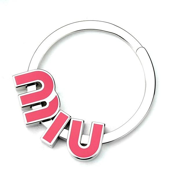 並行輸入 ミュウミュウ キーホルダー メタル スマルト 5AP580 2BA9 F0028 ピンク ...