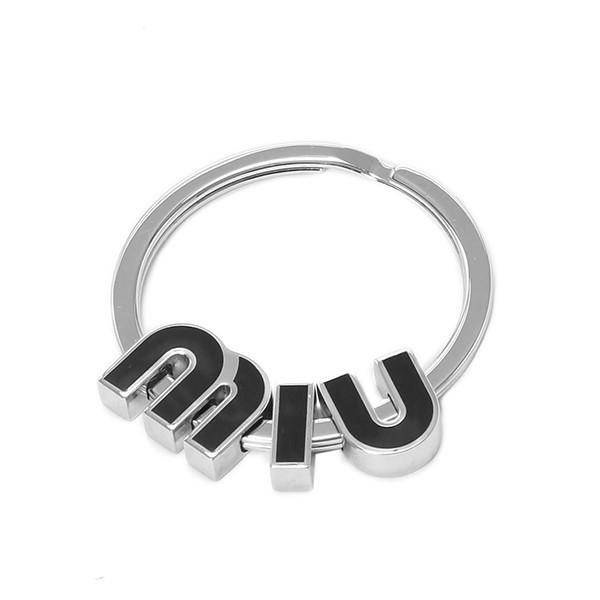 並行輸入 ミュウミュウ キーホルダー メタル スマルト 5AP580 ブラック 黒 爆買