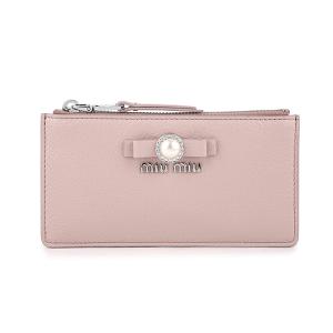 miu miu（ミュウミュウ） 並行輸入 カードケース プリント レザー