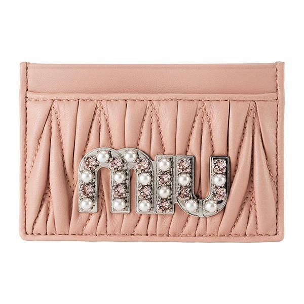 並行輸入 ミュウミュウ カードケース マテラッセ 5MC208 2BSQ F0YGU ピンク 爆買