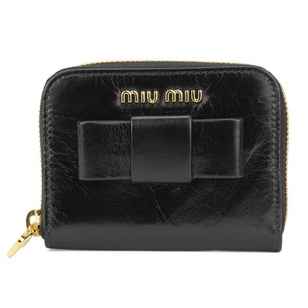 並行輸入 ミュウミュウ コインケース MIU MIU ヴィッテロ シャイン 5MM268 2B4R ...