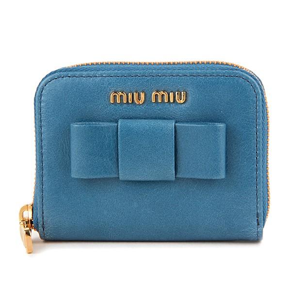 並行輸入 ミュウミュウ コインケース ヴィッテロ シャイン  5MM268 2B4R F0285 ブ...