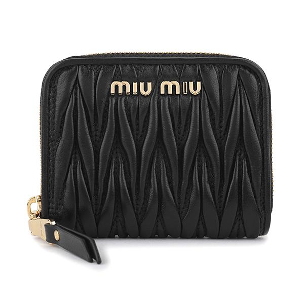 並行輸入 ミュウミュウ コインケース MIU MIU マテラッセ 5MM268 N88 F0002レ...
