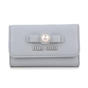 miu 並行輸入 ミュウミュウ キーケース MIU ドットスタッズ