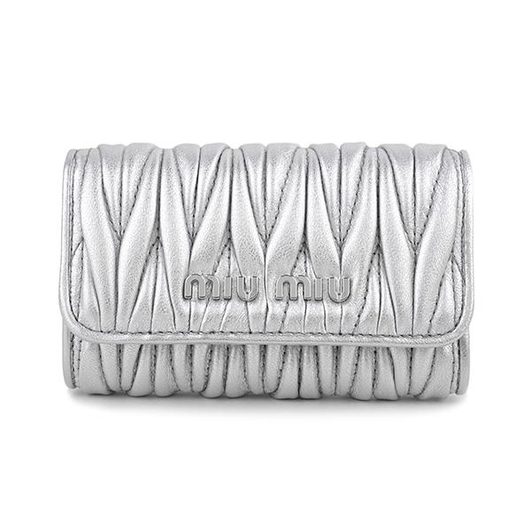 並行輸入 ミュウミュウ キーケース MIU MIU マテラッセ 5PG222 N88 F0118レデ...