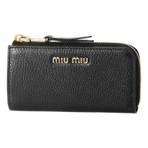 ミュウミュウ　miumiu　キーケース　レディース　プラダ　黒エナメル ミュウミュウ miumiu キーケース レディース プラダ 黒エナメル