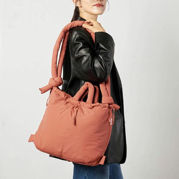 並行輸入 オレンド ショルダーバッグ オナ ソフトバッグ ソフトピーチ 4WAY トート 軽量 ON...