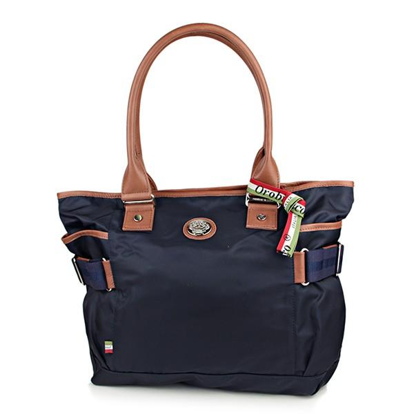 並行輸入 オロビアンコ  トートバッグ ナイロン 1790 GRYDA-C 12 ネイビー 爆買