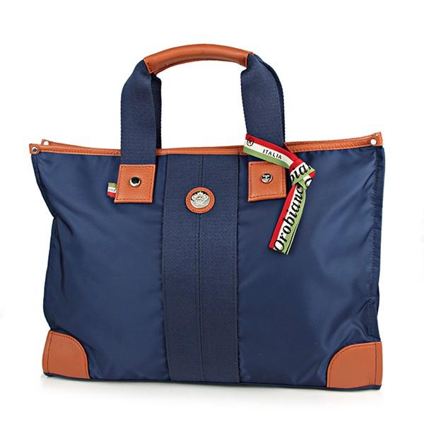 並行輸入 オロビアンコ ブリーフケース ブルー 青 Orobianco DENZIS-G 12 爆買