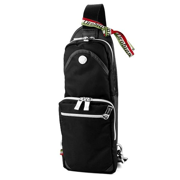 並行輸入 オロビアンコ ウエストバッグ・ボディバッグ ジャコミオ GIACOMIO 13-H NER...