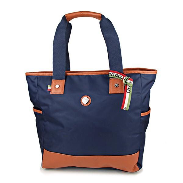 並行輸入 オロビアンコ  トートバッグ ナイロン JONAS-G 12 ブルー 青 爆買