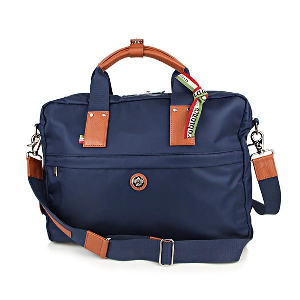 並行輸入 オロビアンコ  ブリーフケース ナイロン KEETAN-G 12 ブルー 青 爆買