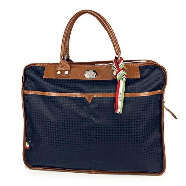 並行輸入 オロビアンコ  ブリーフケース ナイロン VALZER-B 12 ダークブルー 爆買