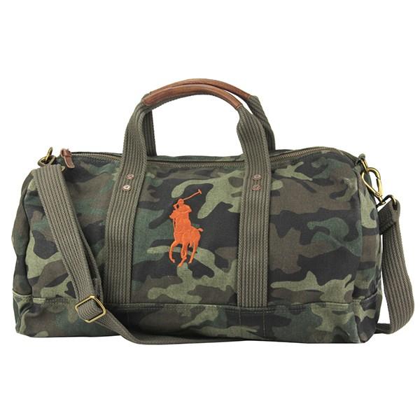 並行輸入 ポロ ラルフローレン ボストンバッグ DUFFLE 405688140 001 カーキ系/...