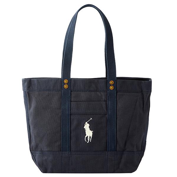 並行輸入 ポロ ラルフローレン  トートバッグ ビックポニー 428597440 001 ネイビー ...