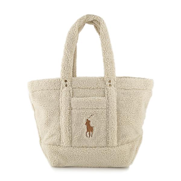 並行輸入 ポロ ラルフローレン トートバッグ POLO RALPH LAUREN フリース ボア ポ...