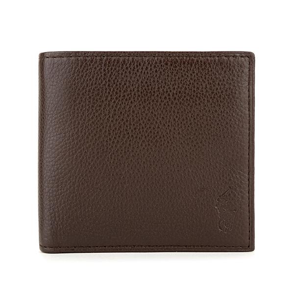 並行輸入 ポロ ラルフローレン 2つ折り財布 ブラウン 茶 POLO RALPH LAUREN 40...