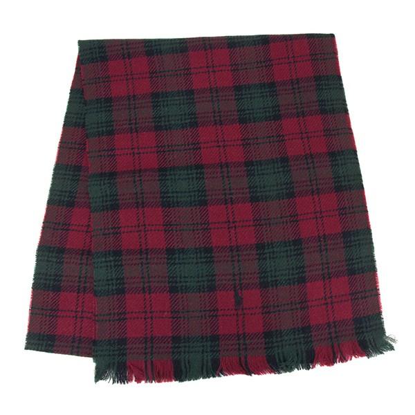 並行輸入 ポロ ラルフローレン マフラー・ストール  PC0021 600 ワイン/グリーン マルチ...