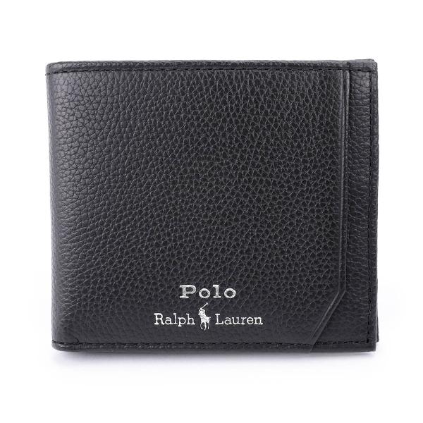 並行輸入 ポロ ラルフローレン 2つ折り財布 POLO RALPH LAUREN レザー 40596...