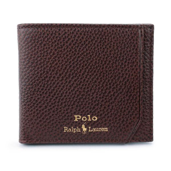 並行輸入 ポロ ラルフローレン 2つ折り財布 POLO RALPH LAUREN レザー 40596...