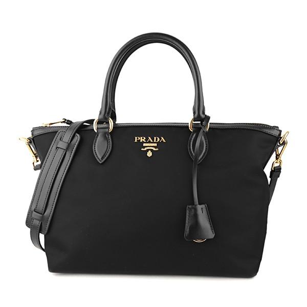 並行輸入 プラダ  ハンドバッグ テスート ソフトカーフ 1BA104 QXO F0002 ブラック...