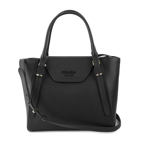 並行輸入 プラダ  ハンドバッグ ヴィッテロ グレイン 1BA270 2DFU F0002 ブラック...